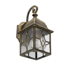 QAZQA Smarte Außenbeleuchtung|Außenwandleuchten*Smarte romantische Außenwandleuchte Bronze inkl. Wifi A60 - London