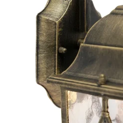 QAZQA Smarte Außenbeleuchtung|Außenwandleuchten*Smarte romantische Außenwandleuchte Bronze inkl. Wifi A60 - London