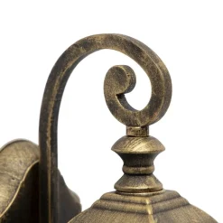 QAZQA Smarte Außenbeleuchtung|Außenwandleuchten*Smarte romantische Außenwandleuchte Bronze inkl. Wifi A60 - London