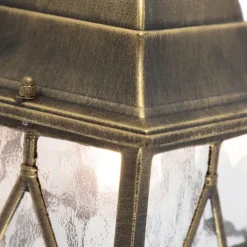 QAZQA Smarte Außenbeleuchtung|Außenwandleuchten*Smarte romantische Außenwandleuchte Bronze inkl. Wifi A60 - London