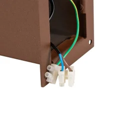 QAZQA Smarte Außenbeleuchtung|Stehlampen Außen*Smarte Steh-Außenleuchte rostbraun 70 cm inkl. WLAN P45 – Dänemark