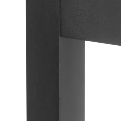 QAZQA Smarte Außenbeleuchtung|Stehlampen Außen*Smarte Steh-Außenleuchte schwarz 65 cm IP44 inkl. WiFi GU10 - Baleno