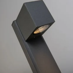 QAZQA Gartenbeleuchtung|Smarte Außenbeleuchtung*Smarte stehende Außenleuchte Anthrazit 30 cm IP44 inkl. Wifi GU10 - Baleno