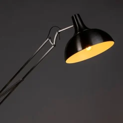 QAZQA Smarte Stehlampen|Stehlampen*Smarte Stehlampe Stahl inkl. Wifi A60 - Hobby