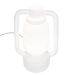 QAZQA Gartenbeleuchtung|Smarte Außenbeleuchtung*Smarte Stehlampe weiß 110 cm inkl. Wifi G95 - Storm Extra Large