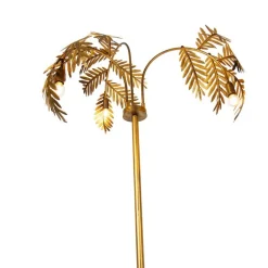 QAZQA Schlafzimmerlampen|Esszimmerlampen*Smarte Stehleuchte Gold 193 cm 3-flammig inkl. 3 Wifi P45 - Botanica