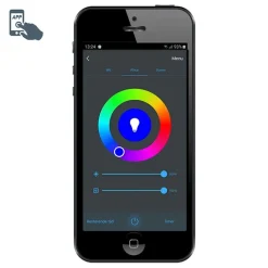 Calex Schlafzimmerlampen|Küchenlampen*Smarte Stehleuchte inkl. LED RGB und dimmbar in Kelvin - Saar