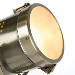 QAZQA Smarte Stehlampen|Stehlampen*Smarte Stehleuchte Stativholz mit Studiostrahler inkl. WiFi B35 - Braha