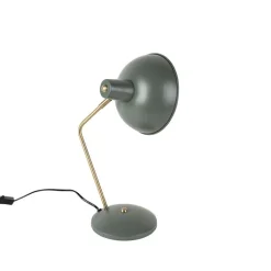 QAZQA Tischlampen|Wohnzimmerlampen*Smarte Tischleuchte Grün mit Bronze inkl. WiFi P45 - Milou