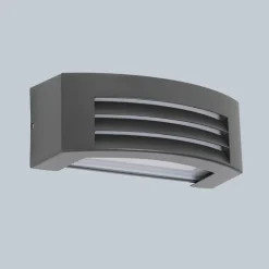 QAZQA Smarte Außenbeleuchtung|Außenwandleuchten*Smarte Wandleuchte Anthrazit IP44 inkl. Wifi P45 - Hurricane 1