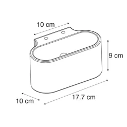 QAZQA Wandleuchten|Wohnzimmerlampen*Smarte Wandleuchte Beton mit Lichteffekt inkl. Wifi G9 - Arles