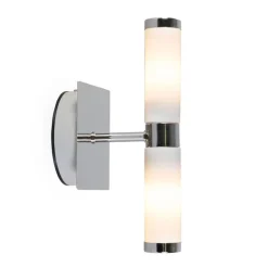 QAZQA Badezimmerlampen|Smarte Wandleuchten*Smarte Wandleuchte Chrom IP44 inkl. 2 WiFi G9 - Bad