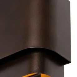 QAZQA Wandleuchten|Wohnzimmerlampen*Smarte Wandleuchte Dunkelbronze 2-flammig inkl. 2 Wifi G9 - Coen