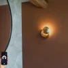 QAZQA Smarte Wandleuchten|Wandleuchten*Smarte Wandleuchte Gold inkl. Wifi G9 - Sunrise