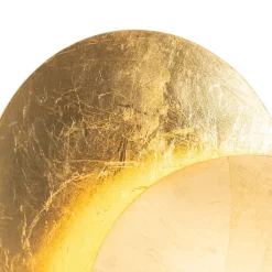 QAZQA Smarte Wandleuchten|Wandleuchten*Smarte Wandleuchte Gold inkl. Wifi G9 - Sunrise