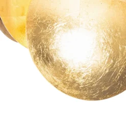 QAZQA Smarte Wandleuchten|Wandleuchten*Smarte Wandleuchte Gold inkl. Wifi G9 - Sunrise