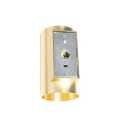 QAZQA Smarte Wandleuchten|Wandleuchten*Smarte Wandleuchte gold rund inkl. 2 WiFi GU10 - Sandy