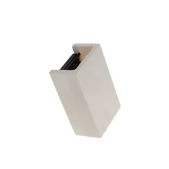 QAZQA Wandleuchten|Wohnzimmerlampen*Smarte Wandleuchte Grau Beton mit Lichteffekt inkl. Wifi G9 - Meaux