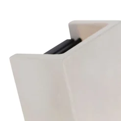 QAZQA Wandleuchten|Wohnzimmerlampen*Smarte Wandleuchte Grau Beton mit Lichteffekt inkl. Wifi G9 - Meaux