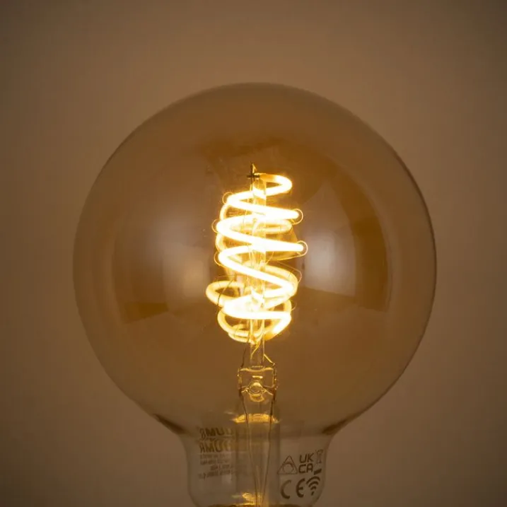 QAZQA Wandleuchten|Wohnzimmerlampen*Smarte Wandleuchte Messing inkl. Wifi G95 - Tier Giraffe