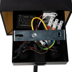 QAZQA Smarte Wandleuchten|Wandleuchten*Smarte Wandleuchte schwarz mit USB inkl. WLAN A60 und GU10 - Zeno