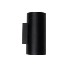 QAZQA Smarte Wandleuchten|Wandleuchten*Smarte Wandleuchte Schwarz mit Gold 2 Lichter inkl. Wifi GU10 - Sab