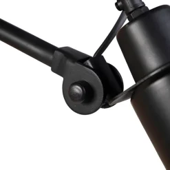 QAZQA Smarte Wandleuchten|Wandleuchten*Smarte Wandleuchte schwarz verstellbar inkl. WLAN A60 - Wye