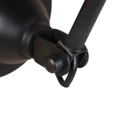 QAZQA Smarte Wandleuchten|Wandleuchten*Smarte Wandleuchte schwarz verstellbar inkl. WLAN A60 - Wye