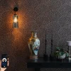 QAZQA Schlafzimmerlampen|Küchenlampen*Smarte Wandleuchte schwarz mit Rauchglas inkl. WiFi ST64 - Laura