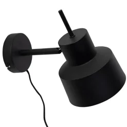 QAZQA Smarte Wandleuchten|Wandleuchten*Smarte Wandleuchte schwarz inkl. WiFi A60 - Chappie