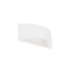 QAZQA Smarte Wandleuchten|Wandleuchten*Smarte Wandleuchte weiß 20 cm inkl. Wifi G9 - Tum