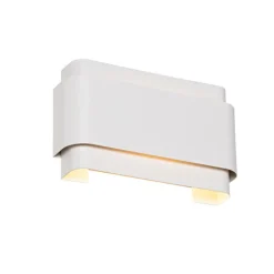 QAZQA Wandleuchten|Wohnzimmerlampen*Smarte Wandleuchte Weiß 2-flammig inkl. 2 Wifi G9 - Coen