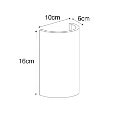 QAZQA Wandleuchten|Wohnzimmerlampen*Smarte Wandleuchte Weiß Rund inkl. Wifi G9 - Colja Novo