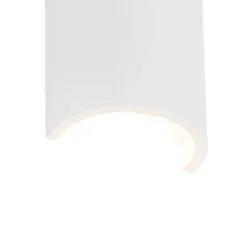 QAZQA Wandleuchten|Wohnzimmerlampen*Smarte Wandleuchte Weiß Rund inkl. Wifi G9 - Colja Novo