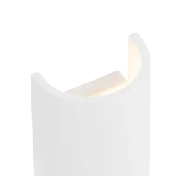 QAZQA Wandleuchten|Wohnzimmerlampen*Smarte Wandleuchte Weiß Rund inkl. Wifi G9 - Colja Novo