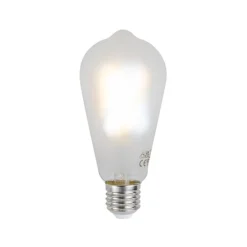 QAZQA Gartenbeleuchtung|Stehlampen Außen*Smarte Wegeleuchte schwarz 60 cm IP44 inkl. Wifi ST64 - Nicole