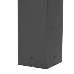 QAZQA Gartenbeleuchtung|Stehlampen Außen*Smarte Wegeleuchte schwarz 60 cm IP44 inkl. Wifi ST64 - Nicole