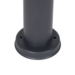 QAZQA Stehlampen Außen|Gartenbeleuchtung*Smarter Außenlaternenmast Anthrazit 45 cm inkl. Wifi P45 - Rox