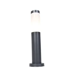 QAZQA Stehlampen Außen|Gartenbeleuchtung*Smarter Außenlaternenmast Anthrazit 45 cm inkl. Wifi P45 - Rox