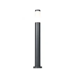 QAZQA Stehlampen Außen|Gartenbeleuchtung*Smarter Außenlaternenmast Anthrazit 80 cm inkl. Wifi P45 - Rox