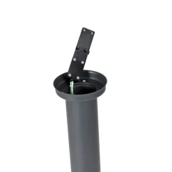 QAZQA Stehlampen Außen|Gartenbeleuchtung*Smarter Außenlaternenmast Anthrazit 80 cm inkl. Wifi P45 - Rox