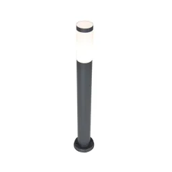 QAZQA Stehlampen Außen|Gartenbeleuchtung*Smarter Außenlaternenmast Anthrazit 80 cm inkl. Wifi P45 - Rox
