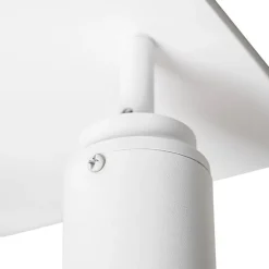 QAZQA Badezimmerlampen|Deckenstrahler*Smarter Bad-Spot White Square 3-Licht IP44 inkl. 3 Wifi GU10 50mm - Ducha