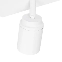 QAZQA Badezimmerlampen|Deckenstrahler*Smarter Bad-Spot White Square 3-Licht IP44 inkl. 3 Wifi GU10 50mm - Ducha