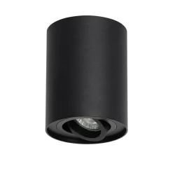 QAZQA Smarte Spots|Smarte Deckenleuchten*Smarter Deckenspot schwarz verstellbar inkl. Wifi GU10 - Rondoo up