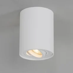 QAZQA Smarte Spots|Smarte Deckenleuchten*Smarter Deckenspot weiß verstellbar inkl. Wifi GU10 - Rondoo up