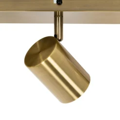 QAZQA Deckenstrahler|Aufbaustrahler*Smarter Deckenstrahler Bronze 3-flammig Verstellbar Inkl. Wifi GU10 50mm - Jeana
