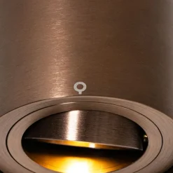 QAZQA Deckenstrahler|Aufbaustrahler*Smarter Deckenstrahler Dunkelbronze Dreh- und Kippbar Inkl. Wifi GU10 50mm - Rondoo Up