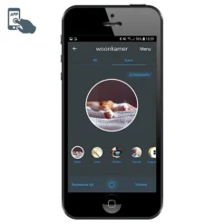 QAZQA Smarte Spots|Smarte Deckenleuchten*Smarter Deckenstrahler schwarz drehbar und kippbar inkl. 2 Wifi P45 - Mosh