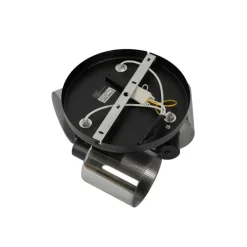 QAZQA Deckenstrahler|Aufbaustrahler*Smarter Deckenstrahler schwarz mit Rauchglas rund verstellbar inkl. 3 Wifi A60 - Laura